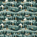 Winter Community Fabric - ineedfabric.com