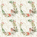 Winter Dreams Birds Fabric - ineedfabric.com
