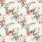Winter Dreams Floral Deer on Dots Fabric - ineedfabric.com