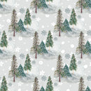 Winter Dreams Forest Fabric - Gray - ineedfabric.com