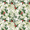 Winter Floral Fabric - Beige - ineedfabric.com
