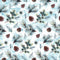 Winter Forest Allover Fabric - Blue - ineedfabric.com