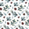 Winter Forest Allover Fabric - White - ineedfabric.com
