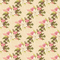 Winter Poinsettias & Filigree Fabric - Tan - ineedfabric.com