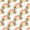 Winter Poinsettias & Filigree Fabric - White - ineedfabric.com