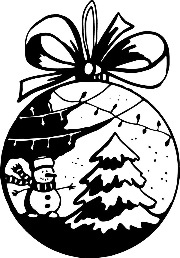 Winter Snowman Snowglobe Fabric Panel - ineedfabric.com
