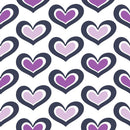 XOXO Hearts Pattern 1 Fabric - ineedfabric.com
