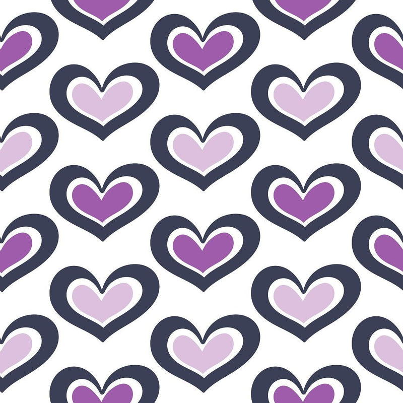 XOXO Hearts Pattern 1 Fabric - ineedfabric.com