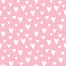 XOXO Hearts Pattern 10 Fabric - Pink - ineedfabric.com