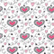 XOXO Hearts Pattern 18 Fabric - ineedfabric.com