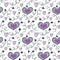 XOXO Hearts Pattern 4 Fabric - ineedfabric.com