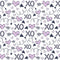 XOXO Hearts Pattern 5 Fabric - ineedfabric.com