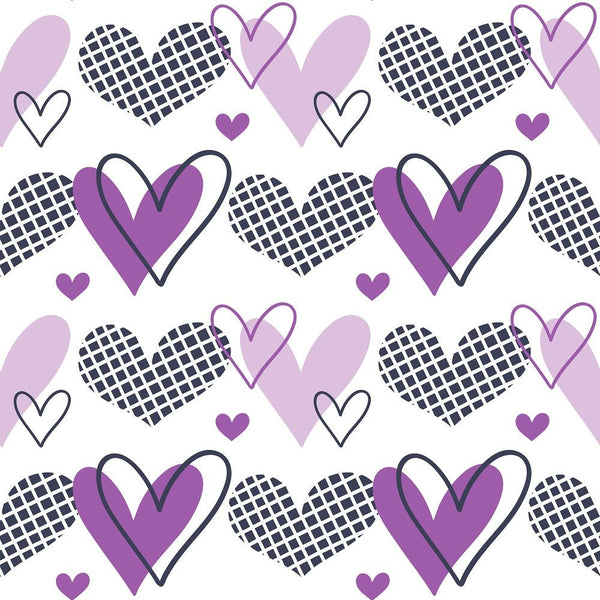 XOXO Hearts Pattern 9 Fabric - ineedfabric.com