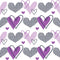 XOXO Hearts Pattern 9 Fabric - ineedfabric.com