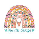 You are enough Fabric Panel - ineedfabric.com