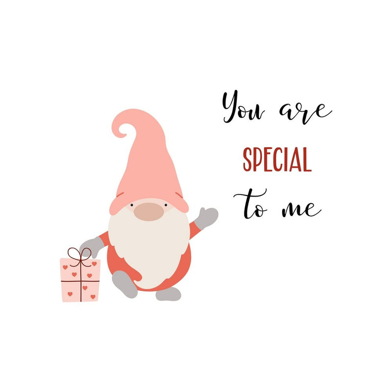 You Are Special To Me Gnome Fabric Panel - ineedfabric.com