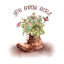 You Grow Girl Fabric Panel - ineedfabric.com