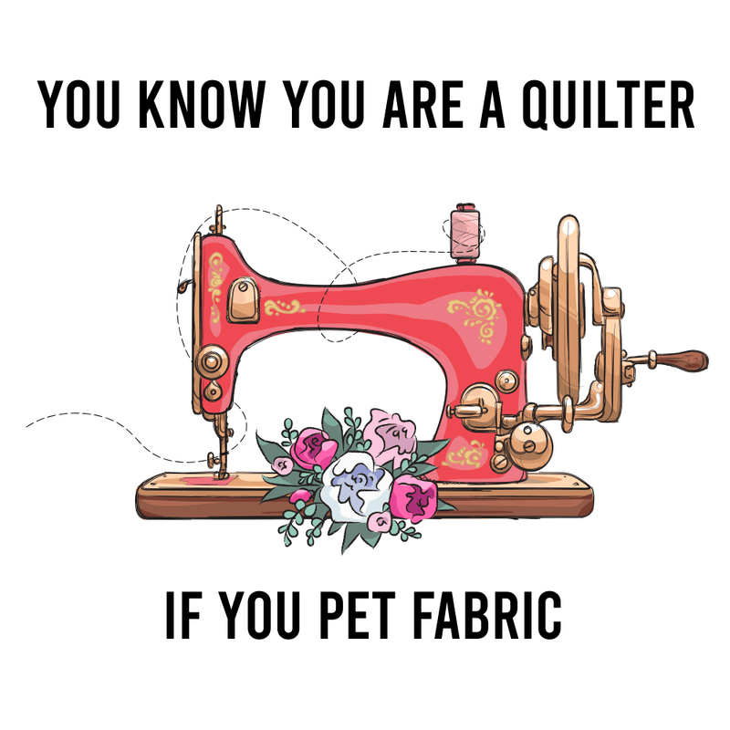 You Know You Are A Quilter Fabric Panel - ineedfabric.com
